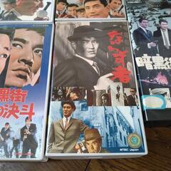 高倉健  映画  VHS  7本セット  ギャング  アクション映画  昭和30年代の画像