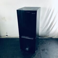 ID:rg220577 山善 YAMAZEN 冷蔵庫 一人暮らし 中古 2023年製 2ドア 173L シルバーブラック ファン式 右開き PJKFR-D170  【リユース品：状態B】【送料無料】【設置費用無料】