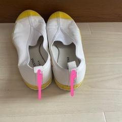 ムーンスターMOONSTAR　体育館シューズ 黄色 の画像