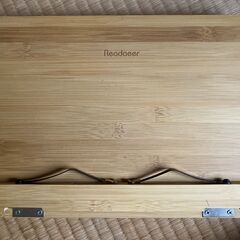 Reodoeer ブックスタンド 書見台 筆記台 ブックレスト譜面台 読書台 本立て 6段階調整 折り畳み式 竹製の画像