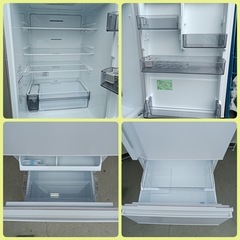 八5274【美品】TOSHIBA  2024年製　ノンフロン冷凍冷蔵庫    356L    GR-V36SC (WU)   外形寸法　幅600㎜  奥行671㎜  高さ1757㎜ の画像