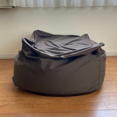 ニトリ　ビーズグッション　ブラウンの画像