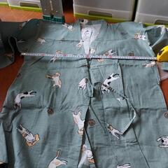 猫柄甚平風上下決まりましたの画像