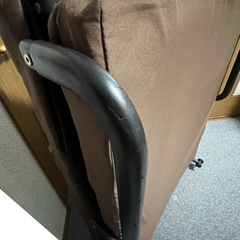【譲り先決まりました】折りたたみベッド（シングルサイズ）の画像