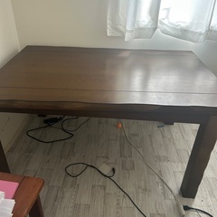 大きめ背高　こたつ　ダイニングテーブルにも。