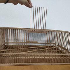メジロ籠 カゴ 鳥かご ケージの画像