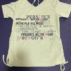 PERSON'Sのトレーニングウェア