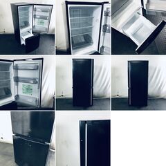 ID:rg220580 東芝 TOSHIBA 冷蔵庫 一人暮らし 中古 2023年製 2ドア 153L ブラック ファン式 右開き GR-V15BS(K)  【リユース品：状態B】【送料無料】【設置費用無料】の画像