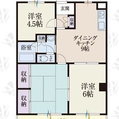 3DKアパート！ペット可！春日部　初期費用12万！　フリー…