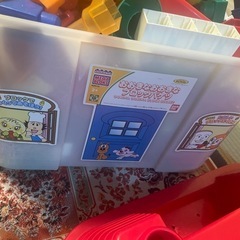 あんぱんまんのおおきなおおきなブロックバケツ、バンダイの画像