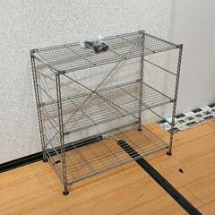 0506-125 スチール製 3段メタルラック