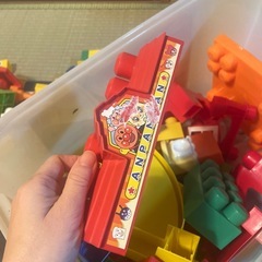あんぱんまんのおおきなおおきなブロックバケツ、バンダイの画像