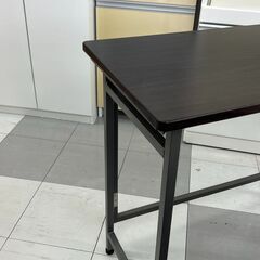 ★ジモティ割あり★  折り畳みテーブル  H70×D40×W80 クリーニング済み TC3244の画像