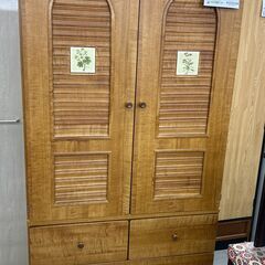 ★ジモティ割あり★  タンス ブラウン H178×D58×W88...