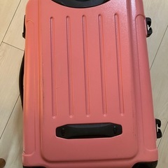 スーツケース 容量最大78L ピンクの画像