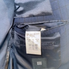 SUIT SELECT セットアップ スーツ ネイビーの画像