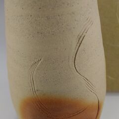 新品！ 橋本勘介作 備前焼 花瓶 茶道　茶器　陶器の画像