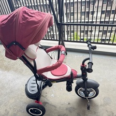 子供　三輪車　手押し