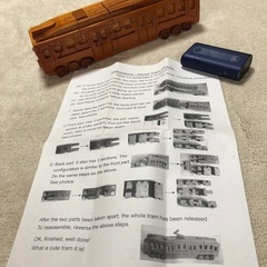中古  木製パズル 電車🚃