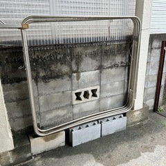 扇形　布団干し