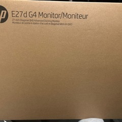 未開封品・HP 27インチモニター•カメラ付きの画像