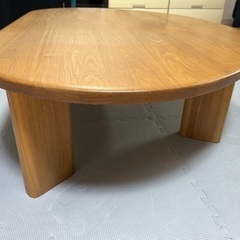ローテーブル　天然木　大川家具の画像