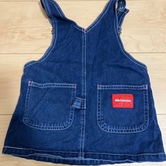 ミキハウスのジャンパースカートの画像