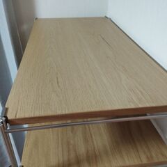 無印良品　ステンレスユニットシェルフの画像