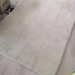 ニトリ 15mmウレタン入り ラメベージュラグ 130×185