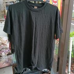 0506-225 綿100%ブラックTシャツ