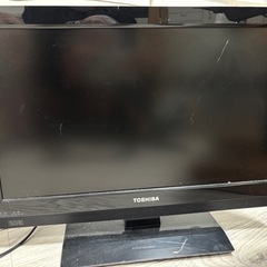 【差し上げます】【0円】【壊れています】液晶カラーテレビ TOSHIBA 19インチの画像