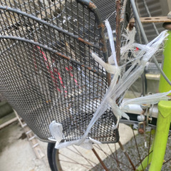 自転車　後ろカゴ付き　ギア付きの画像