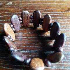 【無料】ブレスレット wood piece