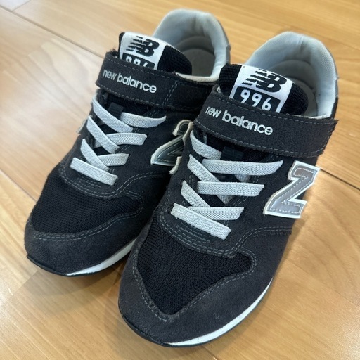 完璧 balance new ＊ 上福岡のキッズ用品 (taar) 20cm ブラック YV996 スニーカー