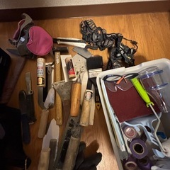 格安セット職人用　道具　ヘッドライト等の画像