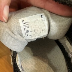 new balance ＊ YV996 ブラック 20cm の画像