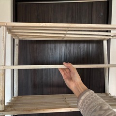 木の棚  1部壊れあり
