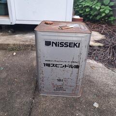 ミシンオイル　18L缶　レトロ