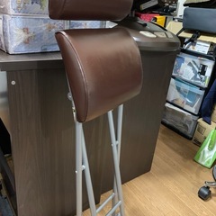 ニトリ　折りたたみ　ハイチェアの画像