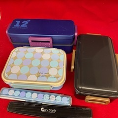 お弁当箱　中古品　3種類