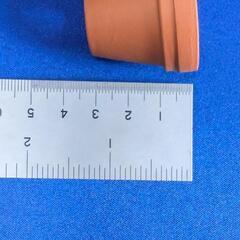 【新古品、値下げしました❢】ミニチュア　テラコッタ植木鉢　10個セットの画像
