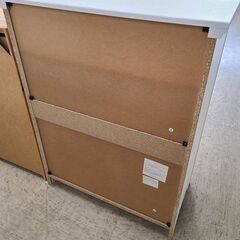 J9468　NITORI　ニトリ　5段チェスト　Nキャセイ　ホワイト　クリーニング済み　【リユースのサカイ柏店】　の画像