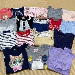 女の子半袖シャツたくさん　90、95センチ