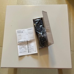 こたつテーブル白　ケーブル付き