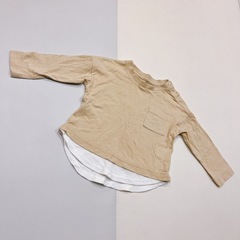 【美品】重ね着風 ロンＴ 70~80サイズ 西松屋の画像