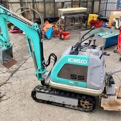 中古 動作確認済み コベルコ 神戸製鉄所 ミニ油圧ショベル SS1 時間数約252hの画像