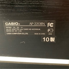 CASIO AP220BN デジタルピアノ競り売り‼️の画像