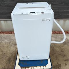シャープ　2021年製 4.5kg 洗濯機