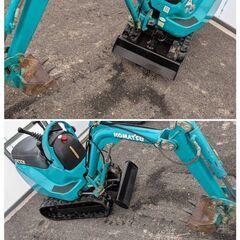 中古 動作確認済み コマツ ミニユンボ PC01-1A 時間数約344h の画像