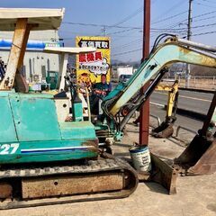 中古 動作確認済み ハニックス HANIX バックホー ユンボ H27 時間数約2373h の画像